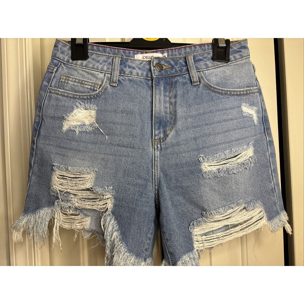 CELLO Size Medium Distressed, Jean Shorts NWOT